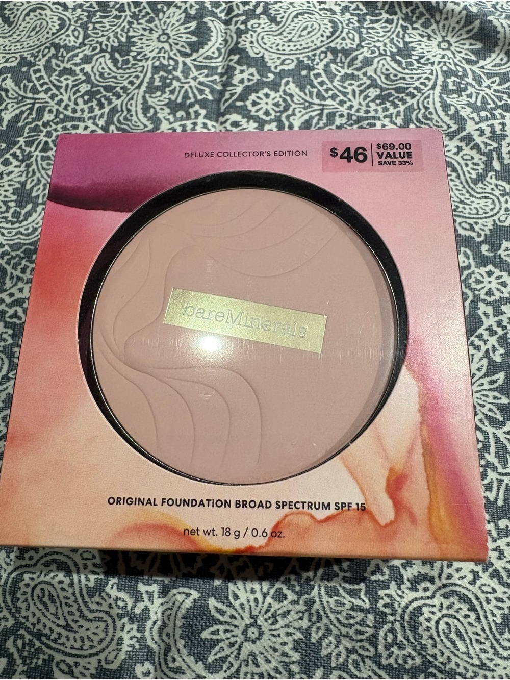 New Bare Minerals golden tan 20 original foundation deluxe collector’s edition